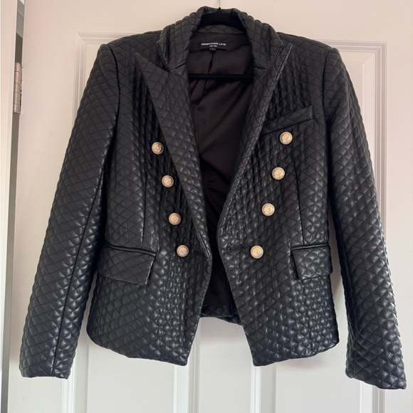 Generation Love Black Quilted Blazer - Picture 4 of 5